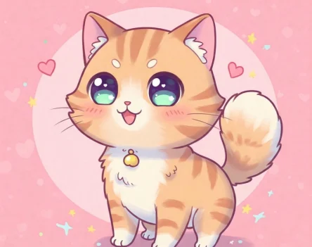 Mê mẩn với 111+ ảnh mèo cute chibi dễ thương hết nấc