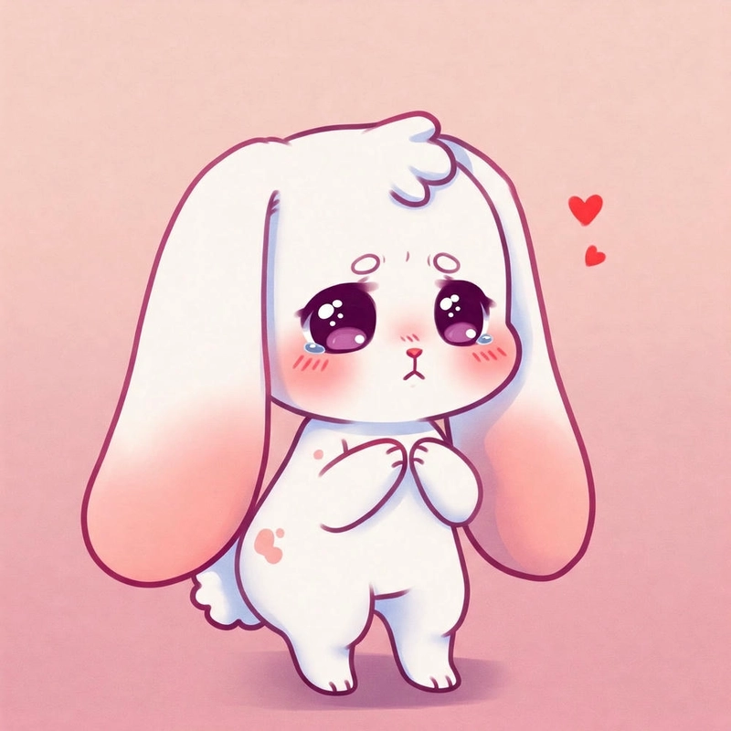 Hình ảnh chibi thỏ cute