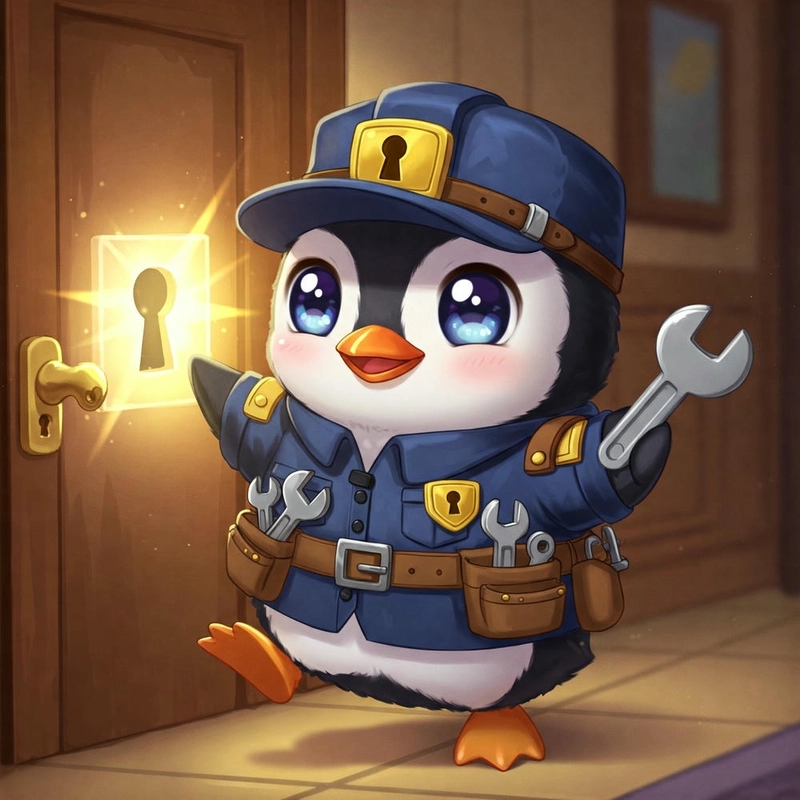 Chim cánh cụt chibi dễ thương