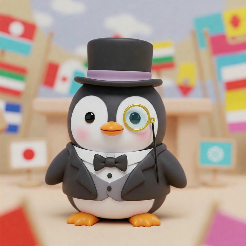 Chim cánh cụt phiên bản chibi
