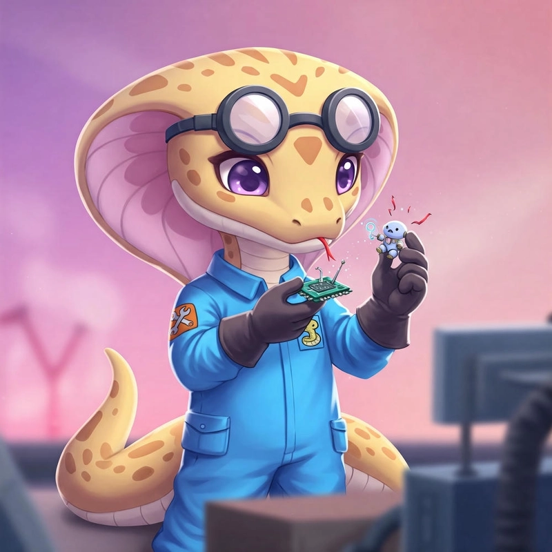 hình ảnh rắn chibi cute