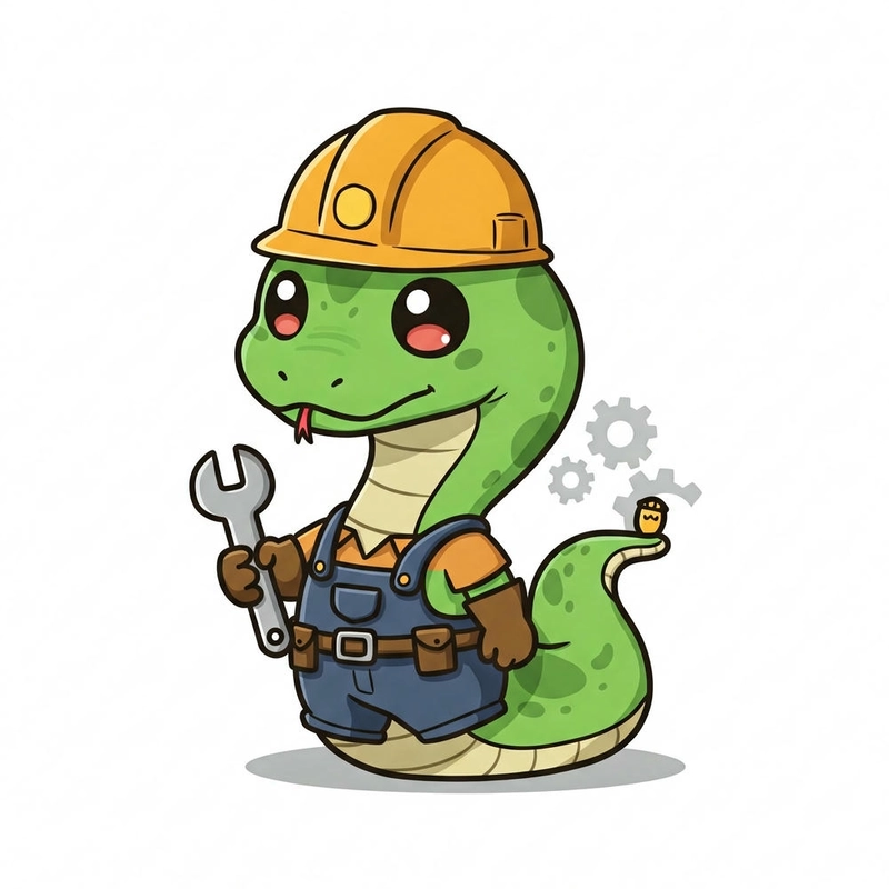 hình rắn chibi ngộ nghĩnh