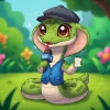 Bộ sưu tập 154+ hình con rắn chibi cute cho người tuổi Tỵ