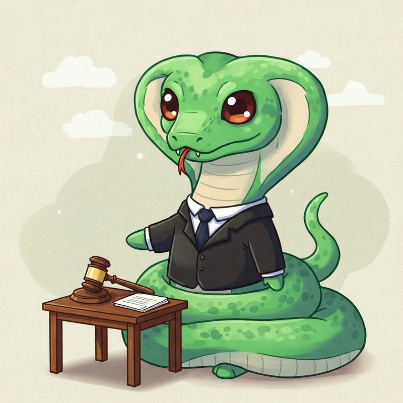 Rắn chibi ngộ nghĩnh