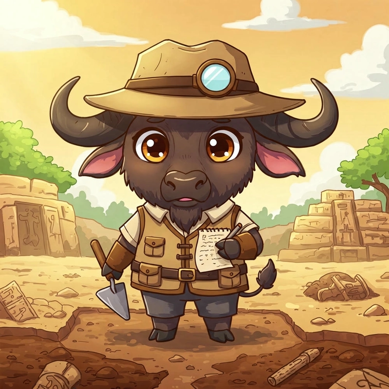 Trâu chibi cute đáng yêu