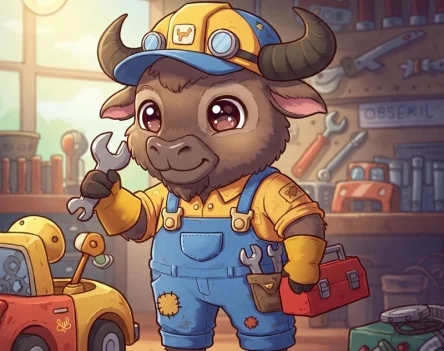 Tổng hợp 161+ ảnh con trâu chibi dễ thương siêu đáng yêu