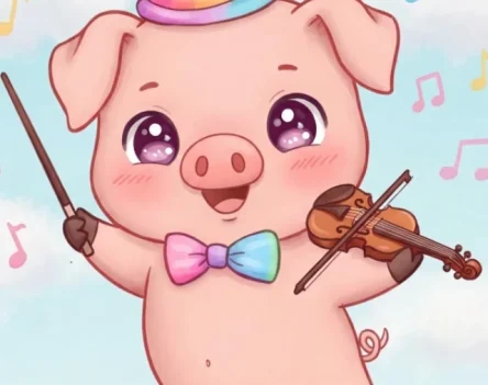 Trọn bộ 131+ ảnh con lợn chibi độc đáo, đầy sắc màu cho bạn