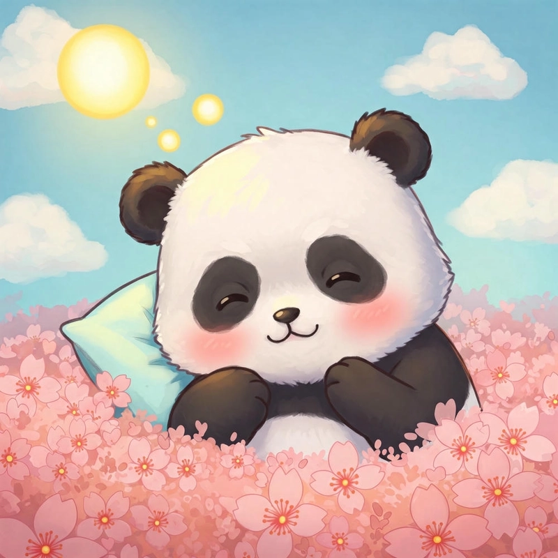 Hình ảnh chibi gấu trúc cute