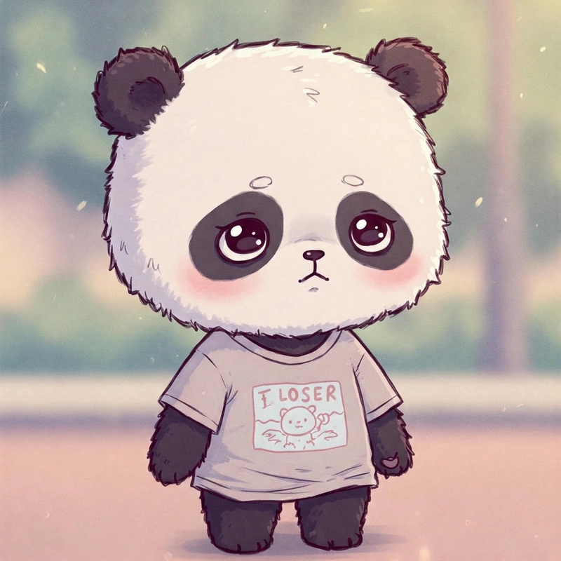 Gấu trúc chibi dễ thương
