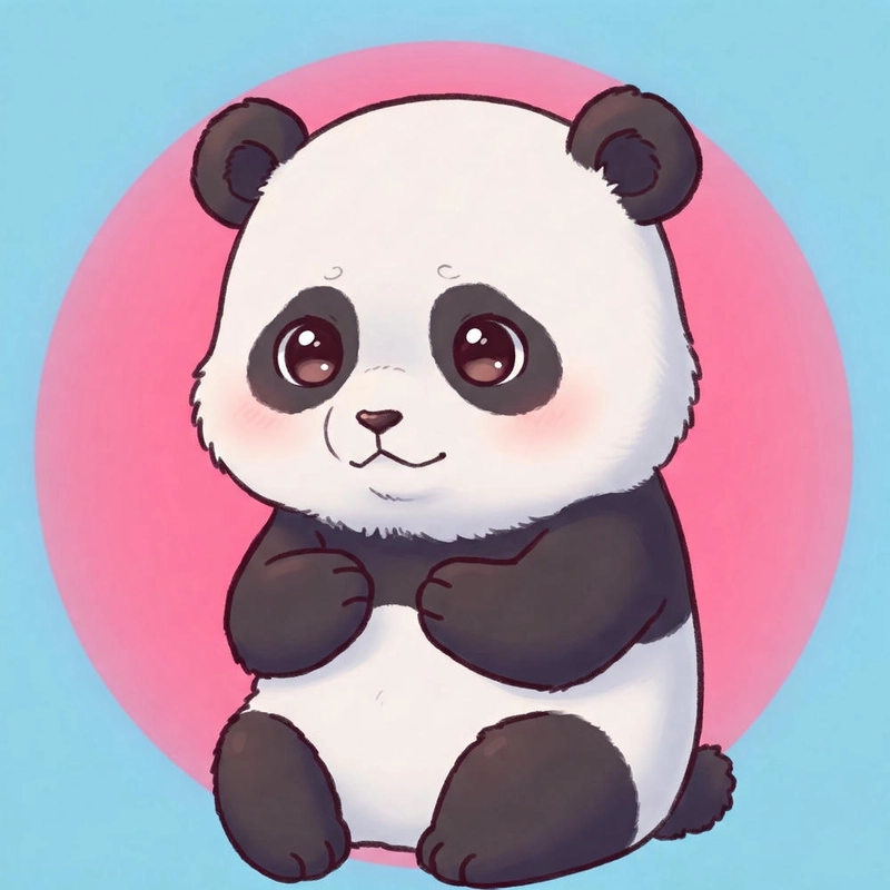 Ảnh gấu trúc chibi dễ thương
