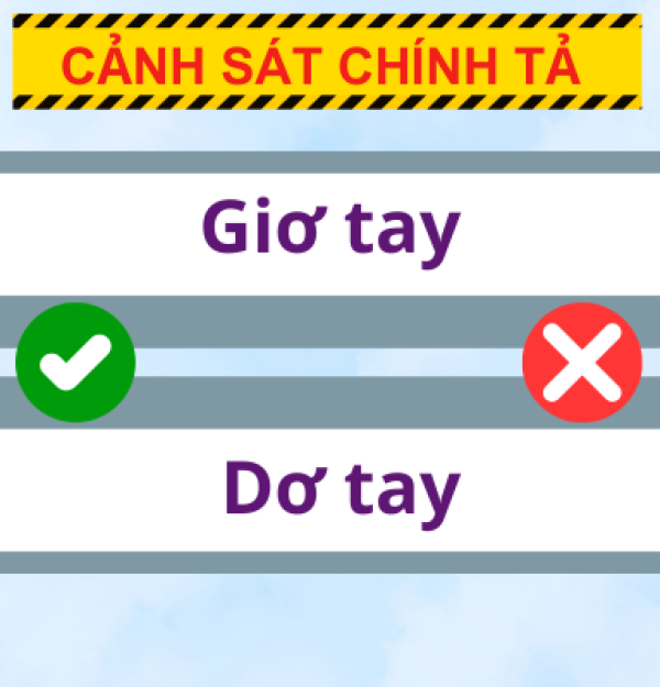 Giơ tay hay dơ tay – Hiểu đúng chính tả, cách dùng hiệu quả