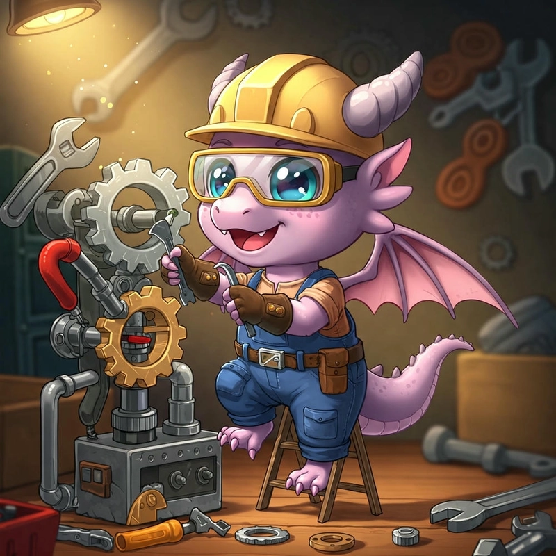Ảnh rồng hoạt hình cute chibi