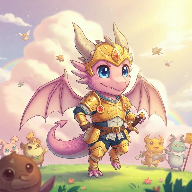 Ảnh chibi rồng cực ngầu