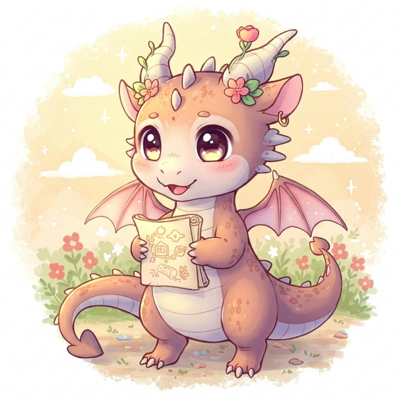 Hình ảnh rồng chibi siêu xinh