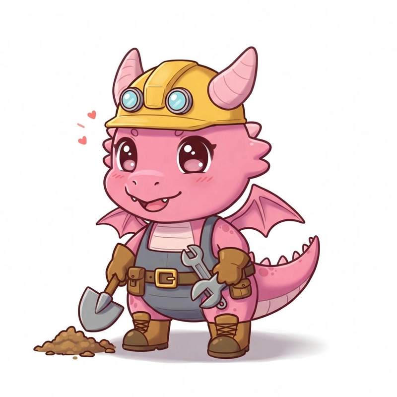 Rồng cute chibi xinh xắn