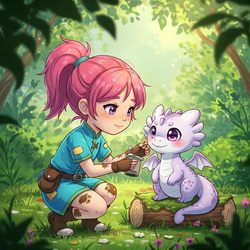 Rồng chibi dễ thương đáng yêu
