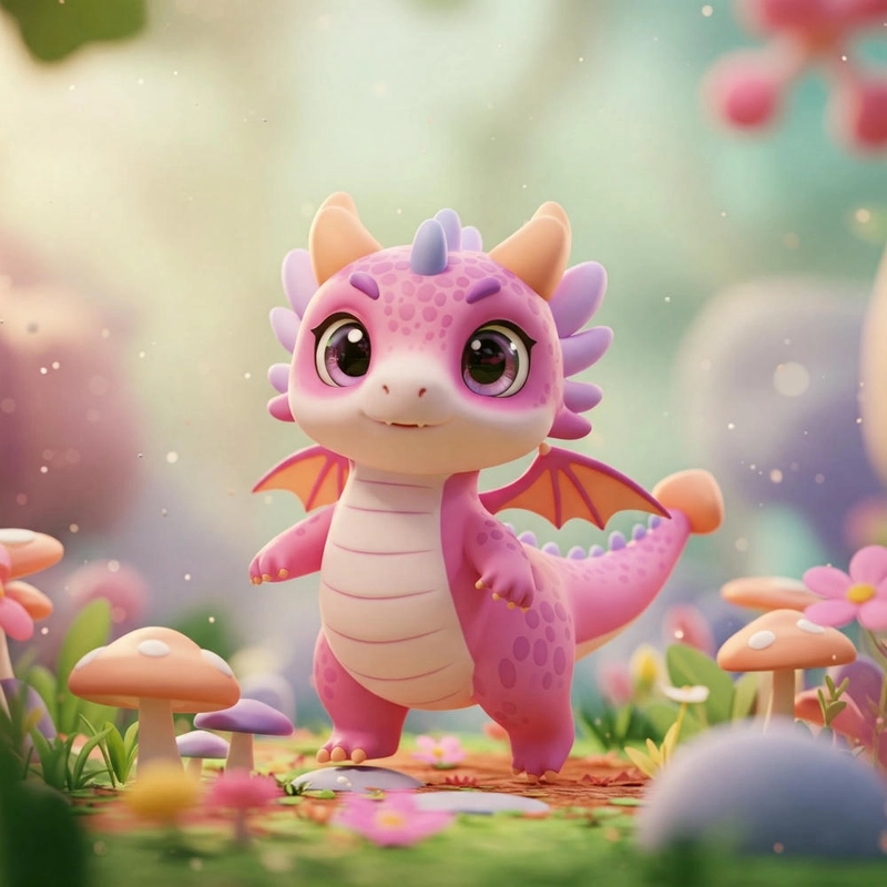Hình ảnh rồng nhỏ cute