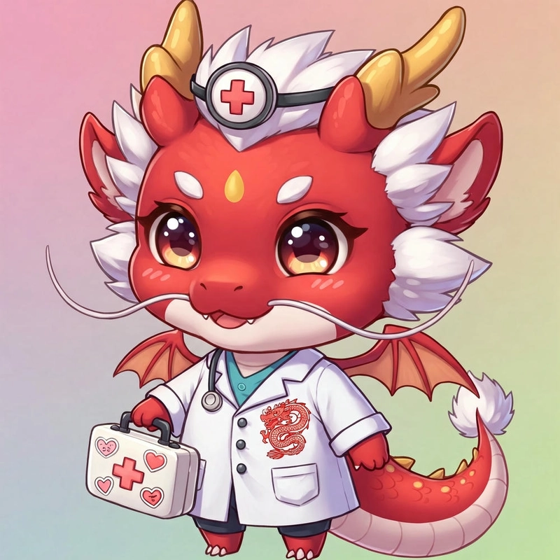 Rồng chibi cute cho hình nền