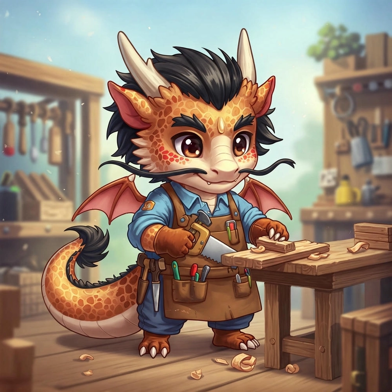 Hình rồng dễ thương chibi ngộ nghĩnh