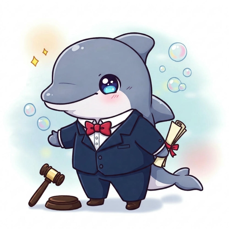 Anime cá heo chibi dễ thương