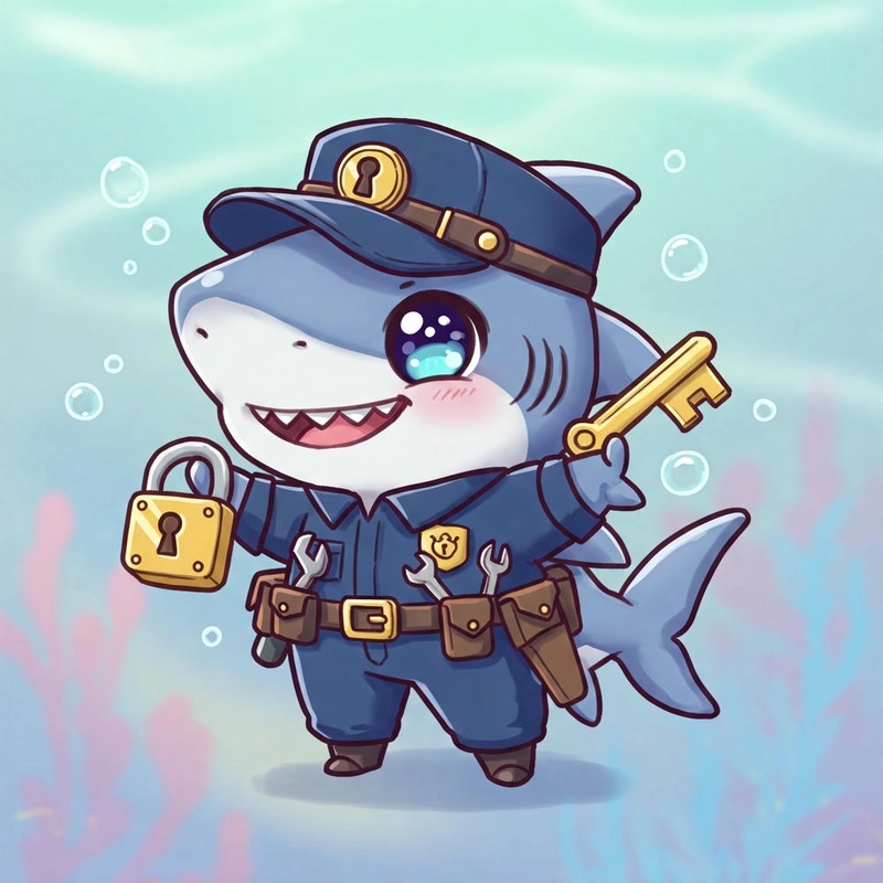 Ảnh chibi cá mập dễ thương
