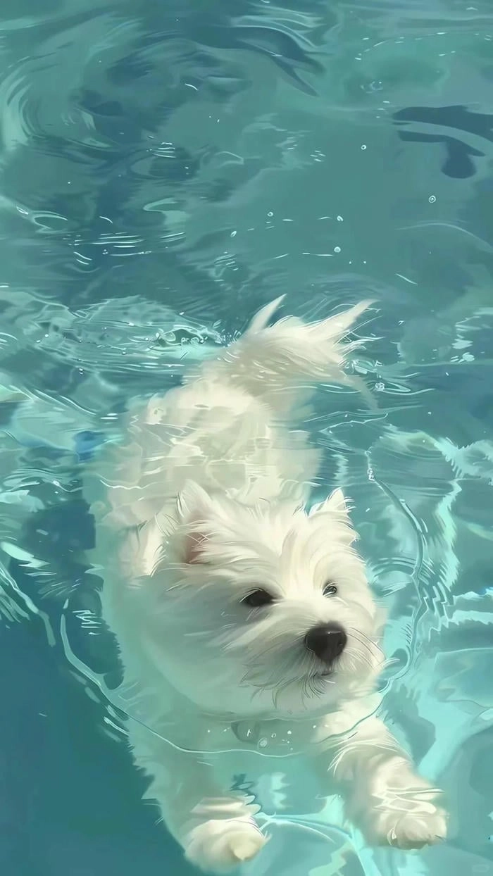 Hình nền điện thoại chó cute cực chill
