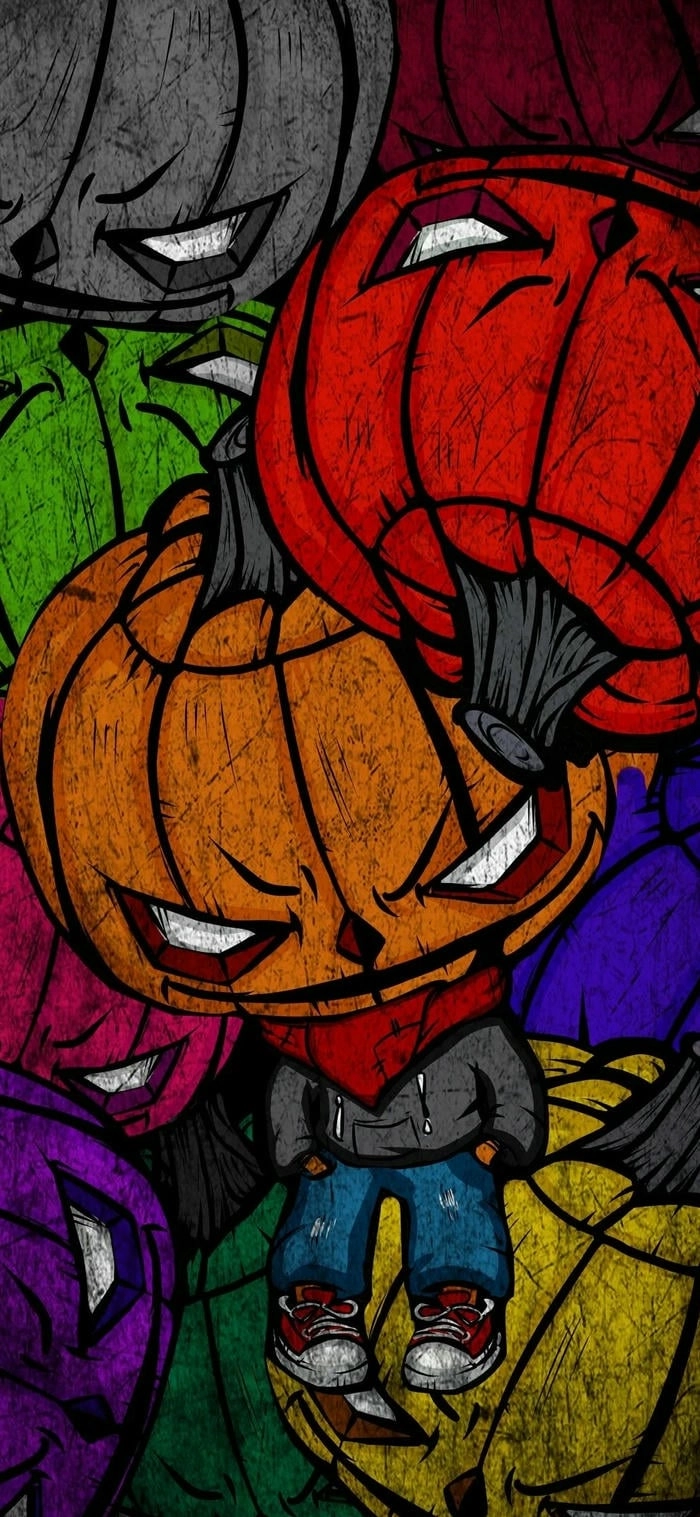 Hình nền điện thoại Halloween dễ thương