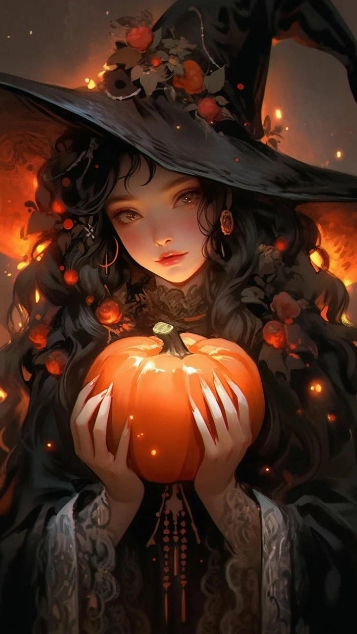 Hình nền Halloween phong cách dễ thương