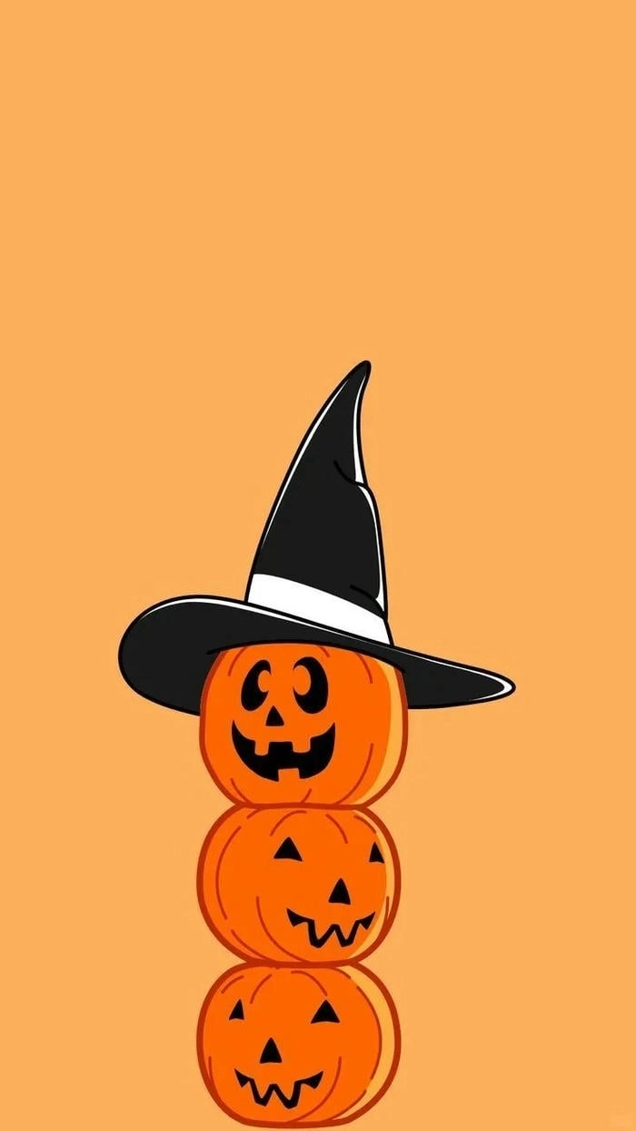 hình nền halloween dễ thương kute