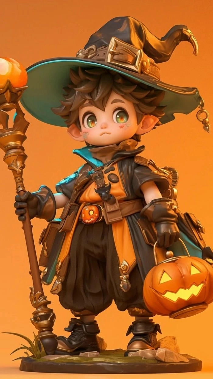 Hình nền Halloween cute xinh