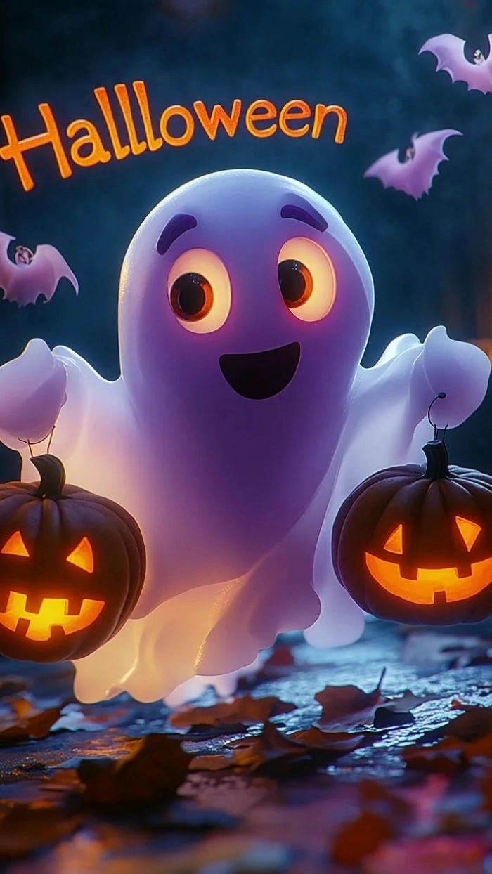 Hình nền Halloween đáng yêu cho Android