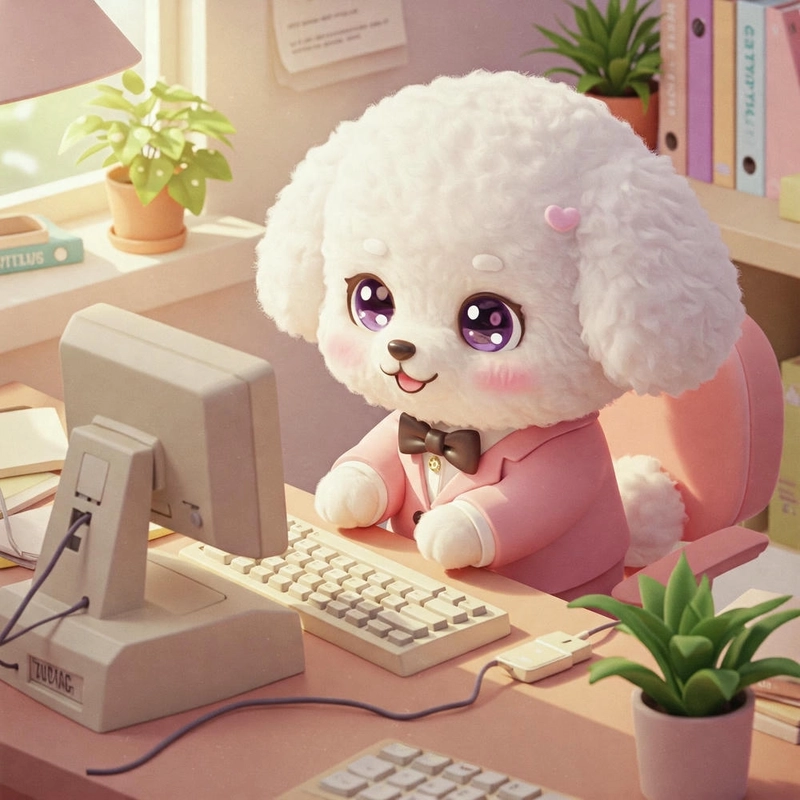 Hình ảnh vẽ chó con chibi