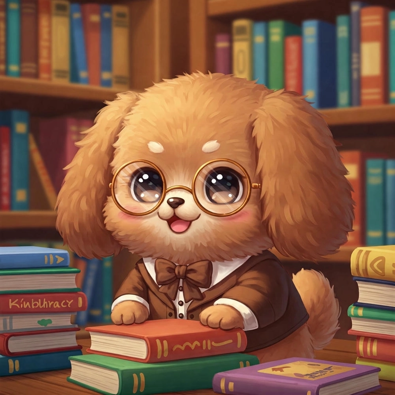 Chibi con chó xinh xắn