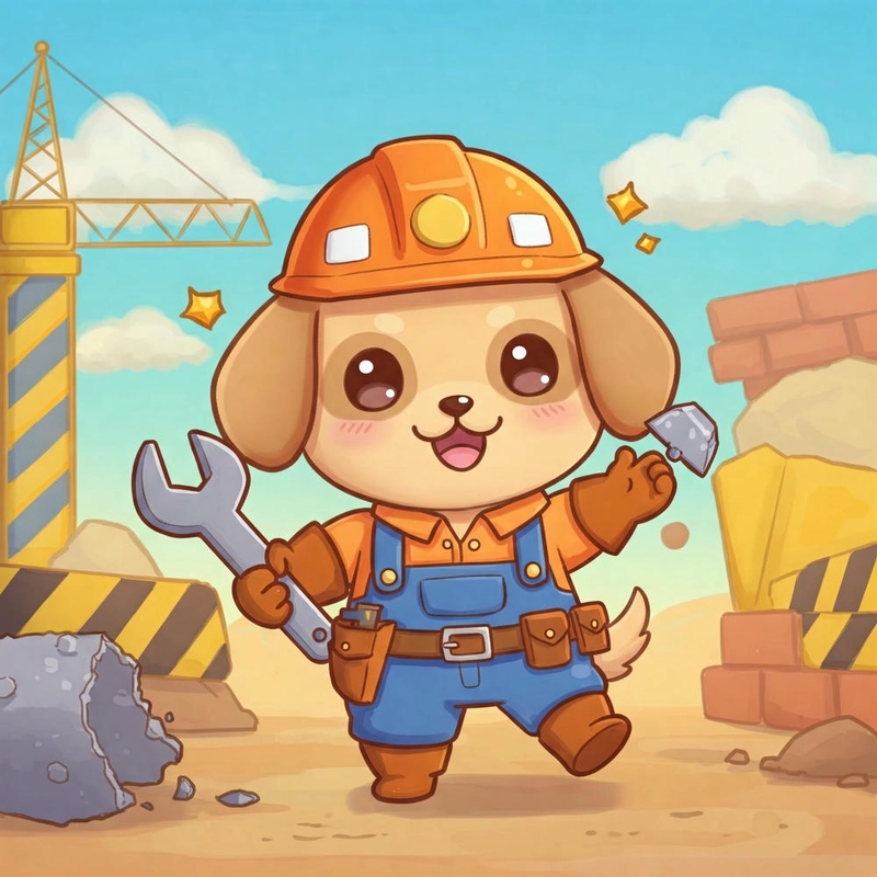 Hình ảnh chibi con chó xinh xắn
