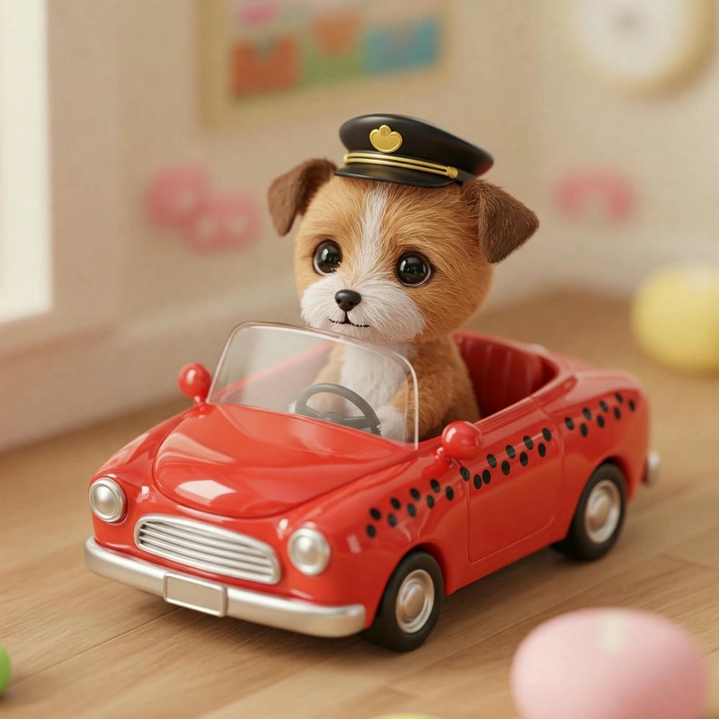 Chibi chó con dễ thương