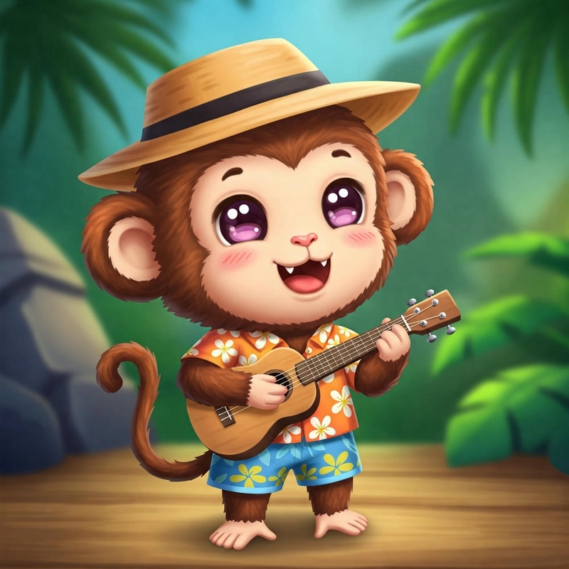 hình ảnh con khỉ ngộ nghĩnh