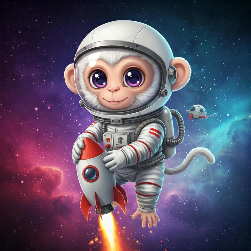 chibi khỉ dễ thương nhất