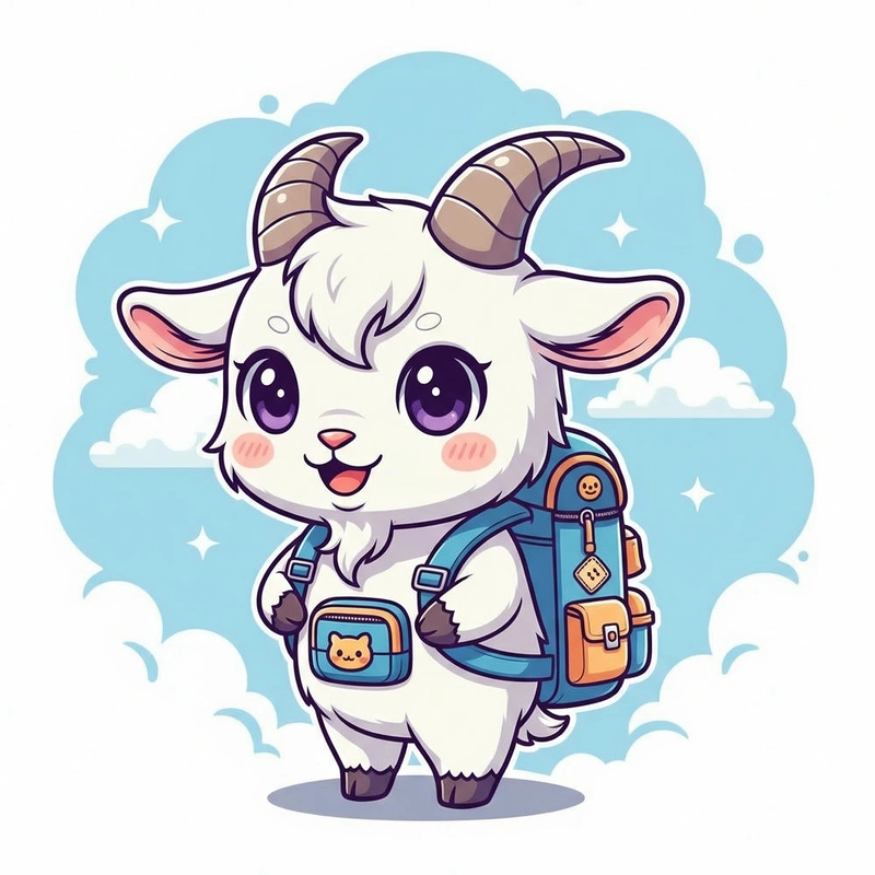 con giáp thứ 8 trong 12 con giáp chibi