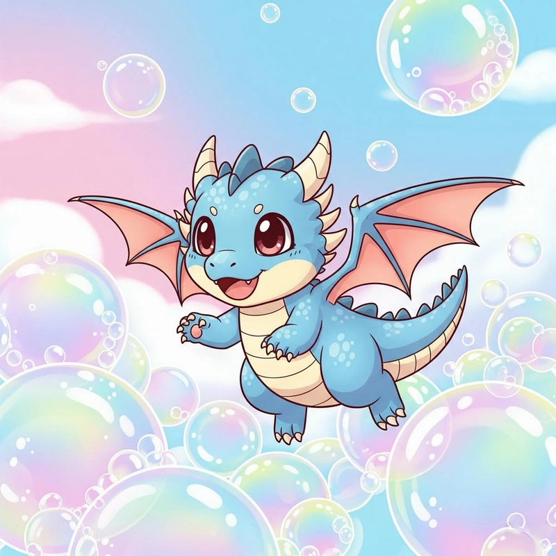 hình 12 con giáp chibi con rồng