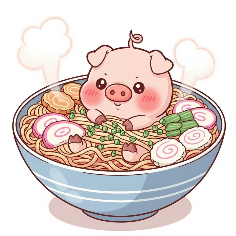 hình nền 12 con giáp chibi tuổi hợi