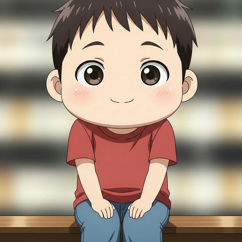 Hình vẽ chibi nam học sinh