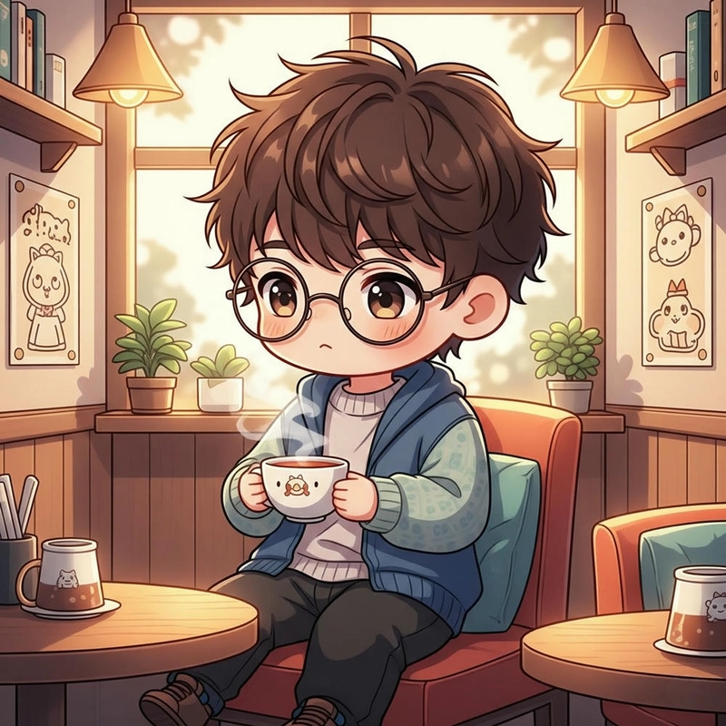 ảnh nam cute chibi