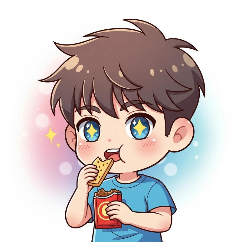 Hình vẽ chibi nam học sinh
