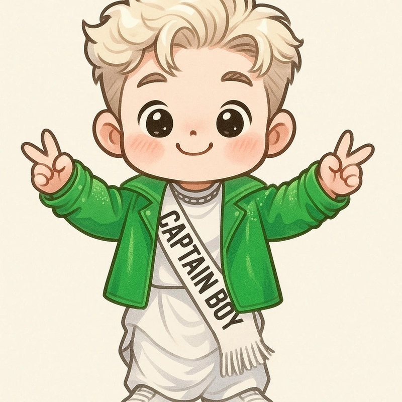 Hình Captain chibi năng động