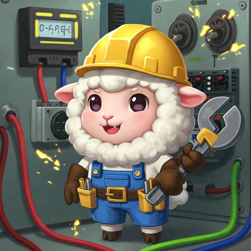 hình con cừu mini dễ thương 