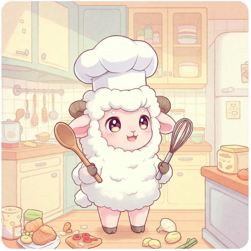ảnh con cừu dễ thương baby 
