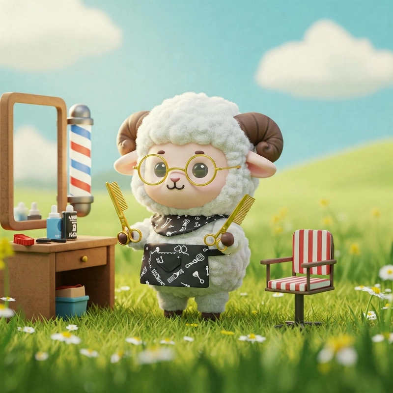 hình con cừu cute đáng yêu