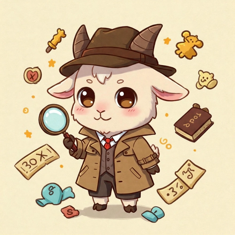 Con dê chibi đáng yêu