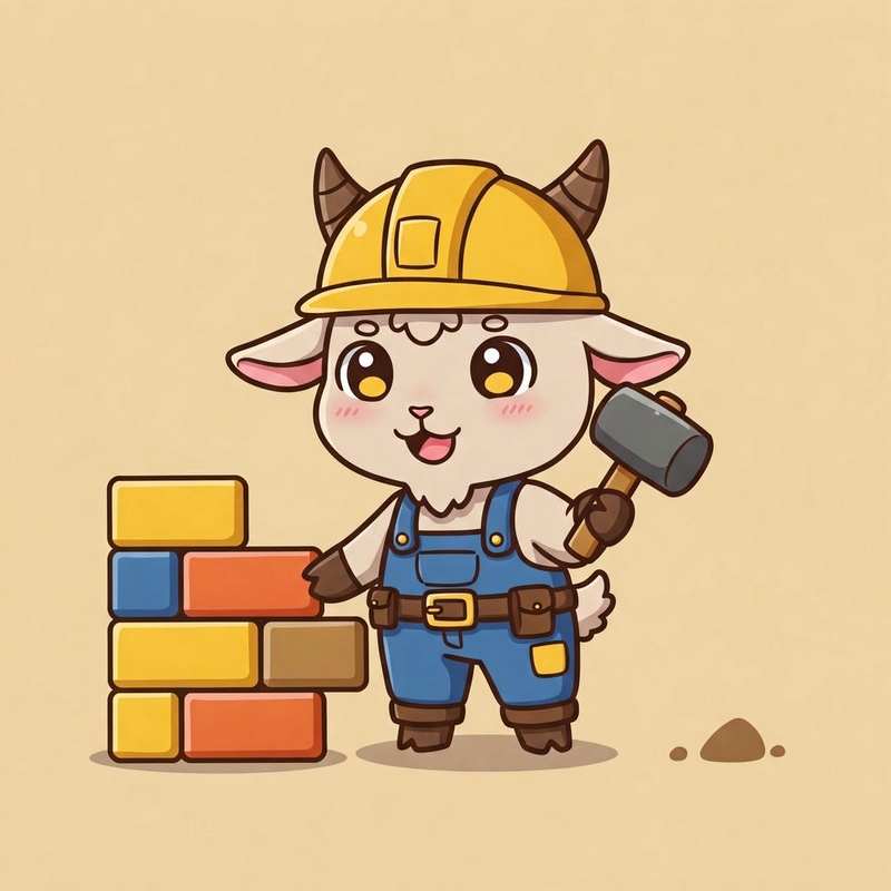 Ảnh con dê dễ thương chibi