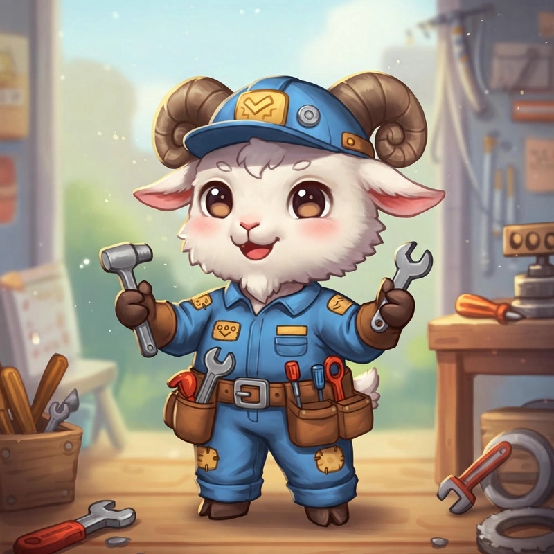 Chibi con dê đáng yêu